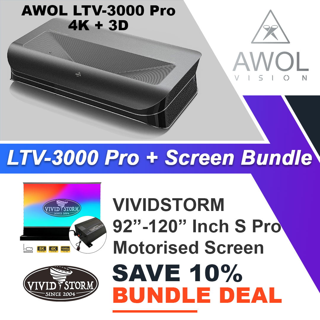 Awol Vision 4K 3D Triple Laser Projector LTV-3000 Pro