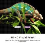 VIVIDSTORM PRO A Slimline Motorised Drop Down Projector Screen for Ceiling Mounted UST Laser Projectors - Image 8
