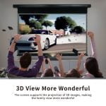 VIVIDSTORM PRO P Slimline Motorised Drop Down Projector Screen for UST Laser Projectors with Acoustic Transparency - Image 6