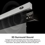 VIVIDSTORM PRO PA Slimline Motorised Drop Down Projector Screen for Ceiling Mounted UST Laser Projectors with Acoustic Transparency - Image 4