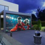 VIVIDSTORM DuraPlus Weatherproof Motorized Outdoor Projector Screen