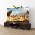 VIVIDSTORM Fully Concealed Premium Motorized Laser TV Cabinet DUNE - Limited Edition - Image 5